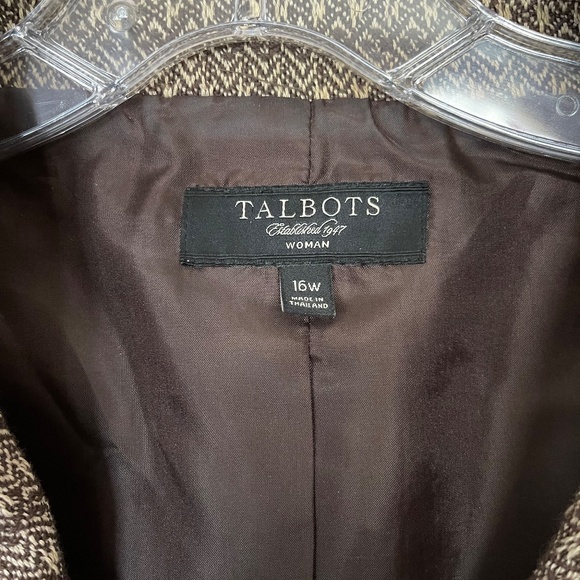 Talbots Lined Tweed Blazer - Picture 2 of 3
